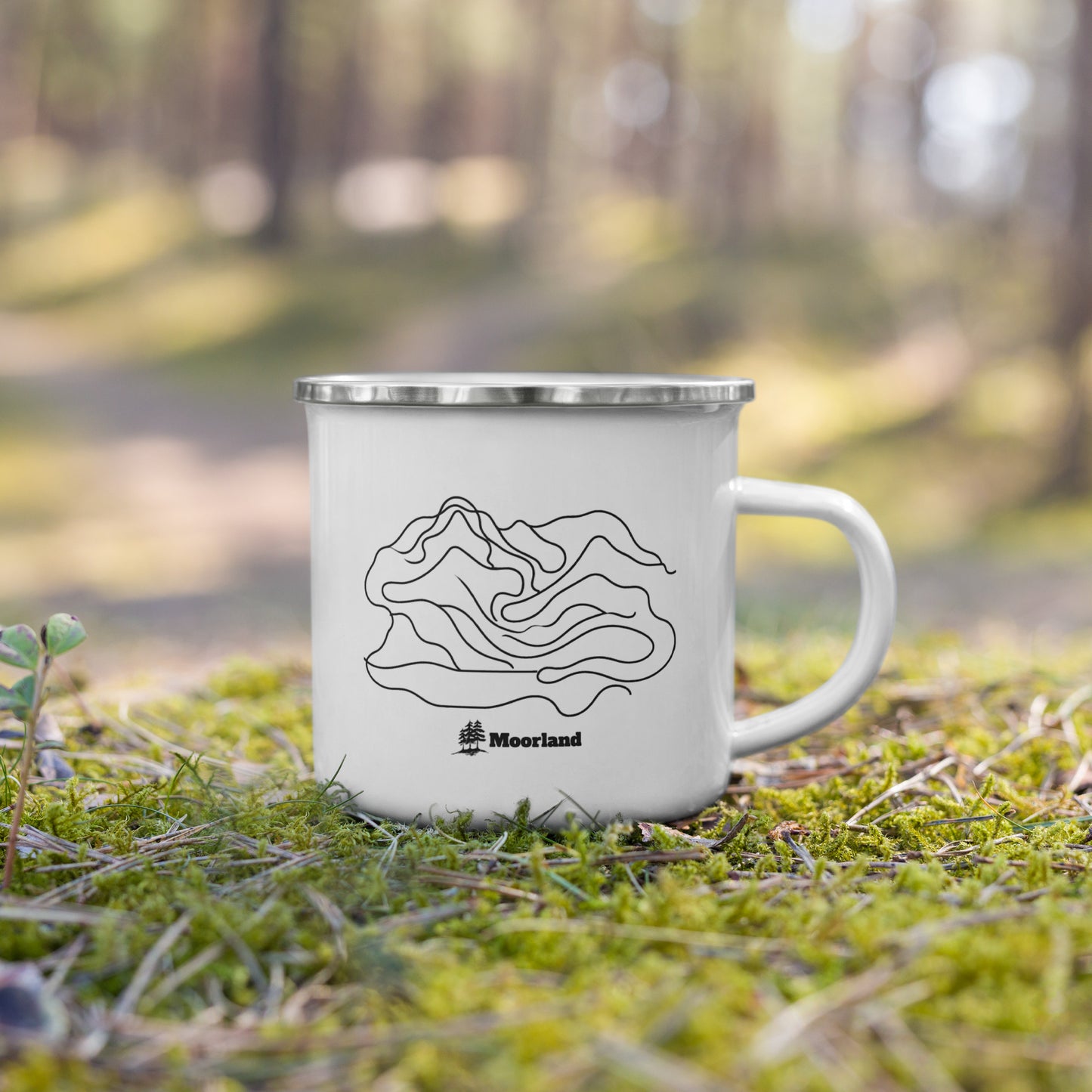 Topo Enamel Mug