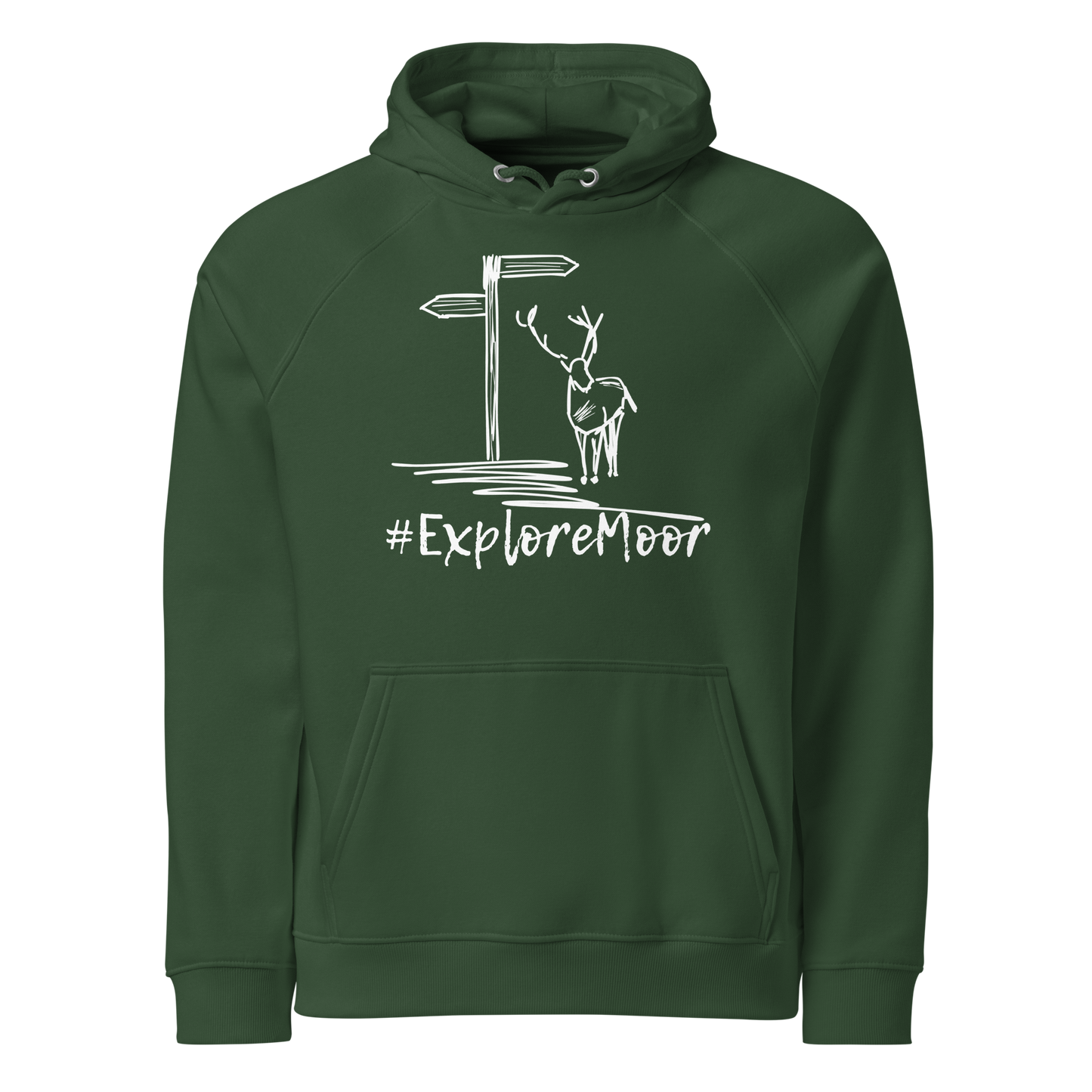 Lost Stag #ExploreMoor Eco Hoodie