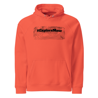 Dunkery Beacon Topography #ExploreMoor Eco Hoodie