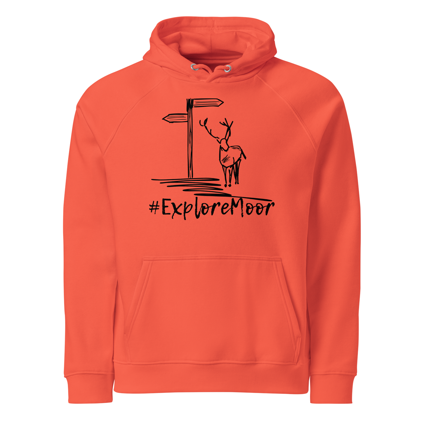 Lost Stag #ExploreMoor Eco Hoodie