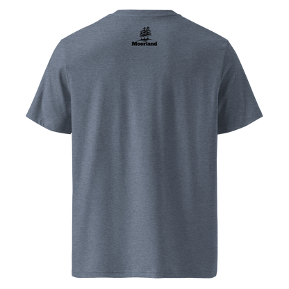 Dunkery Beacon Topography #ExploreMoor Organic T-Shirt