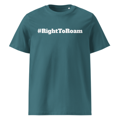 #RightToRoam Organic T-Shirt